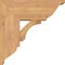 Ekena Millwork Imperial Traditional Smooth Bracket w/ Offset Brace, Western Red Cedar, 7 1/2"W x 18"D x 18"H BKT0806X18X18IMP01SWR - alternate 3